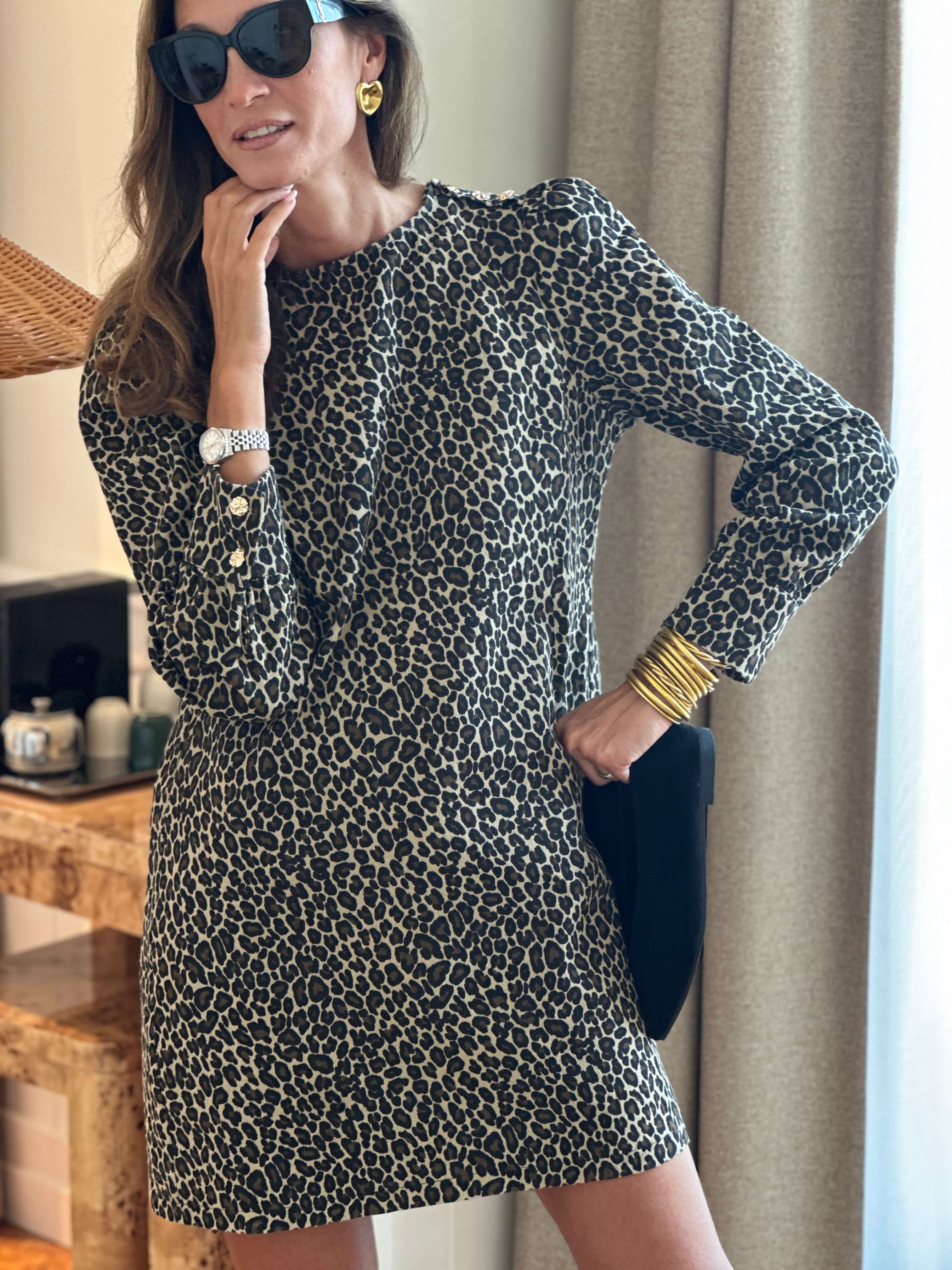 Robe Henriette - Leopard