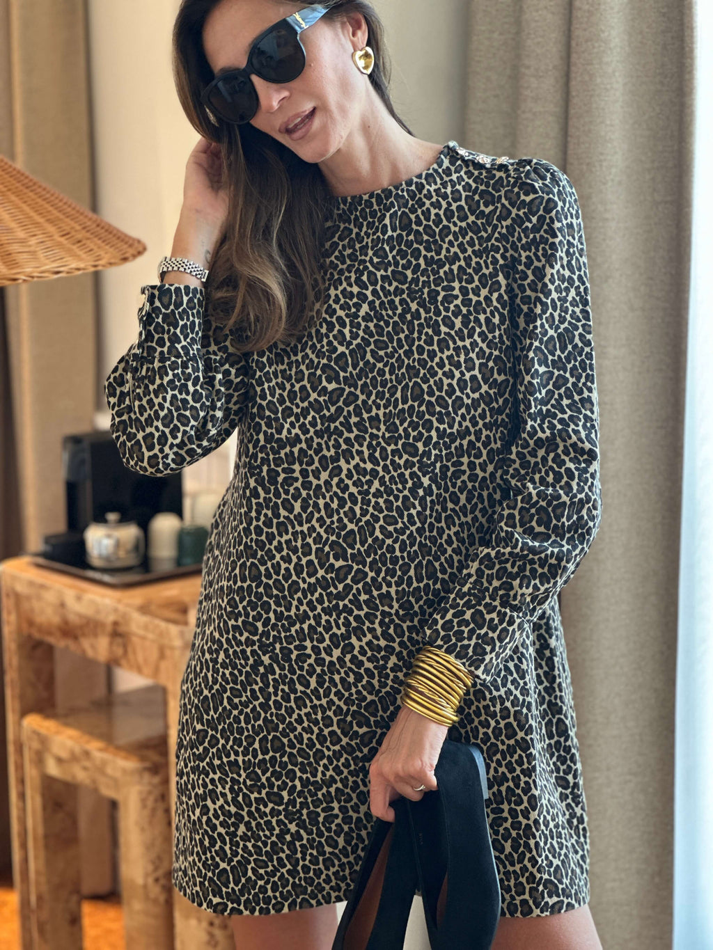 Robe Henriette - Leopard