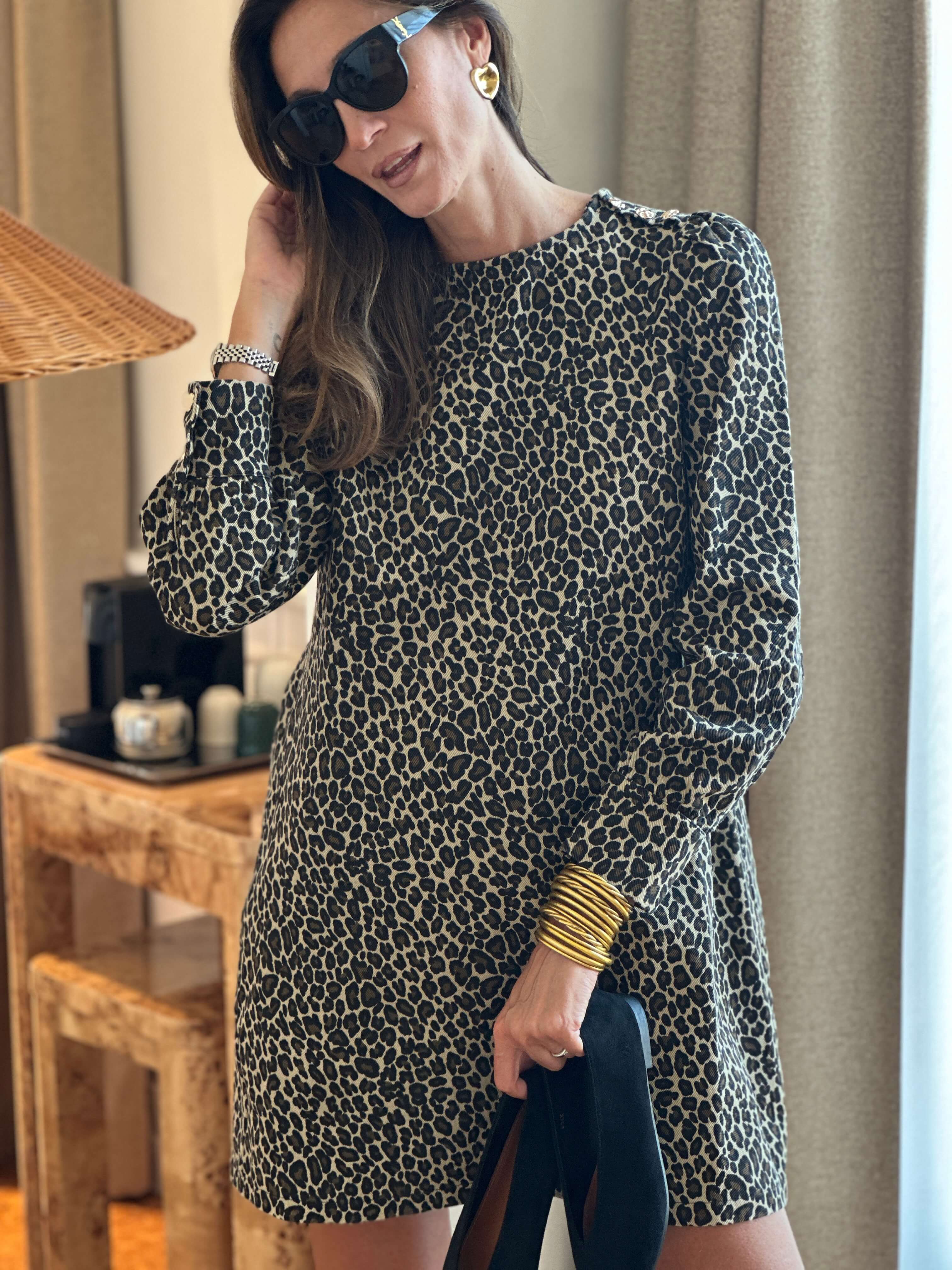 Robe Henriette - Leopard