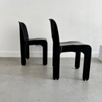Paire De Chaises Universale Par Joe Colombo Pour Kartell Années 70