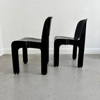 Paire De Chaises Universale Par Joe Colombo Pour Kartell Années 70