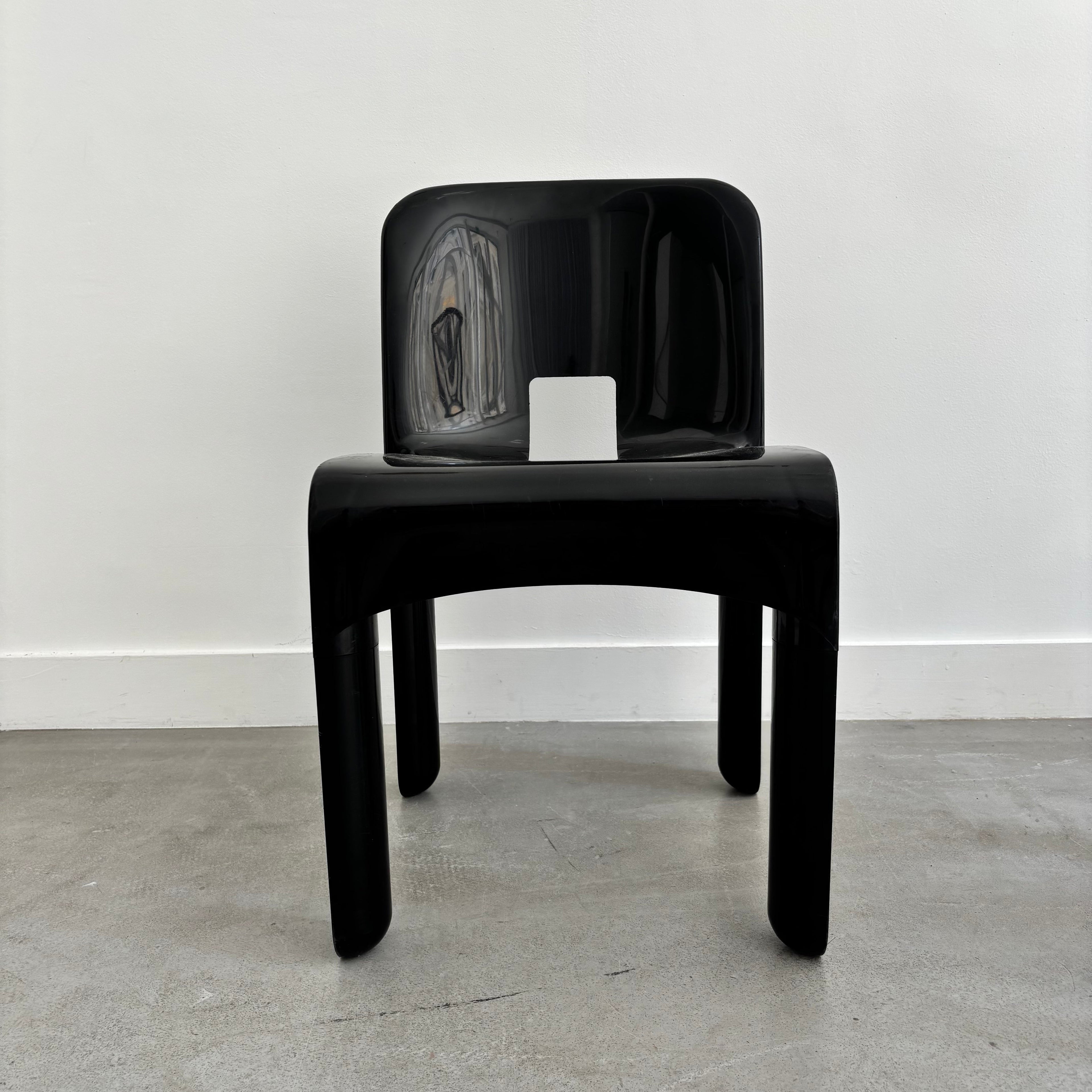 Paire De Chaises Universale Par Joe Colombo Pour Kartell Années 70