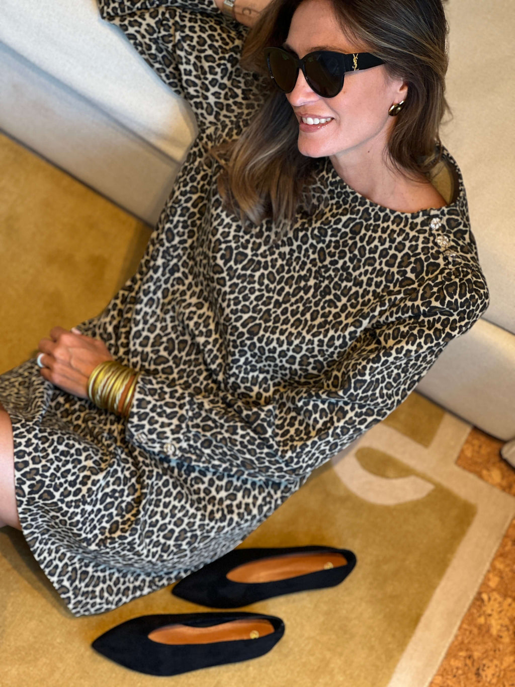 Robe Henriette - Leopard
