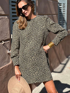 Robe Henriette - Leopard