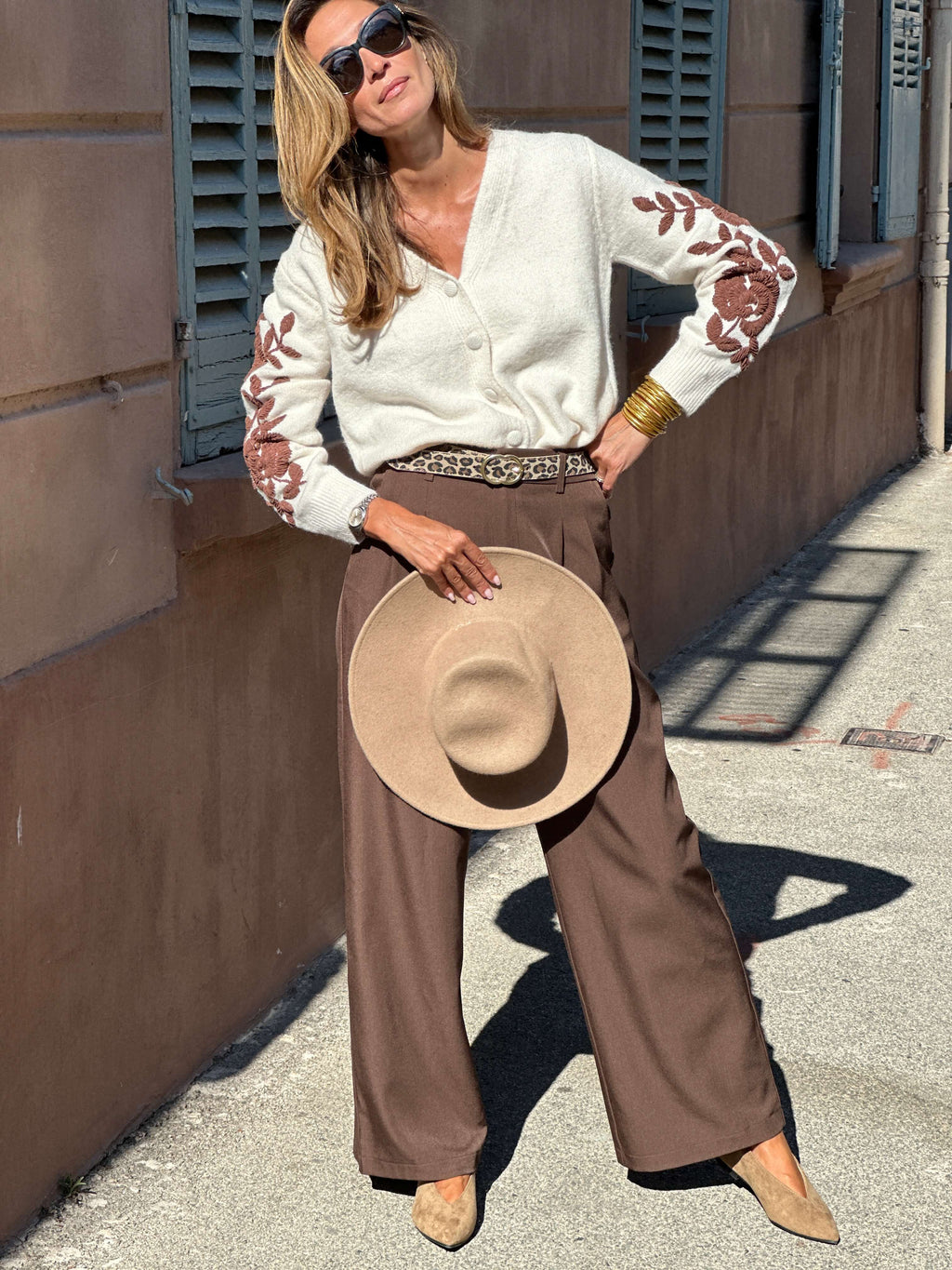 Cardigan Léopoldine - Beige
