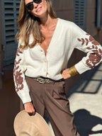Cardigan Léopoldine - Beige