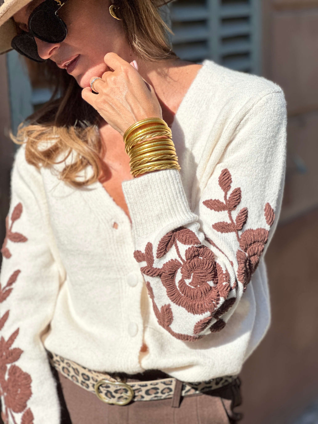 Cardigan Léopoldine - Beige