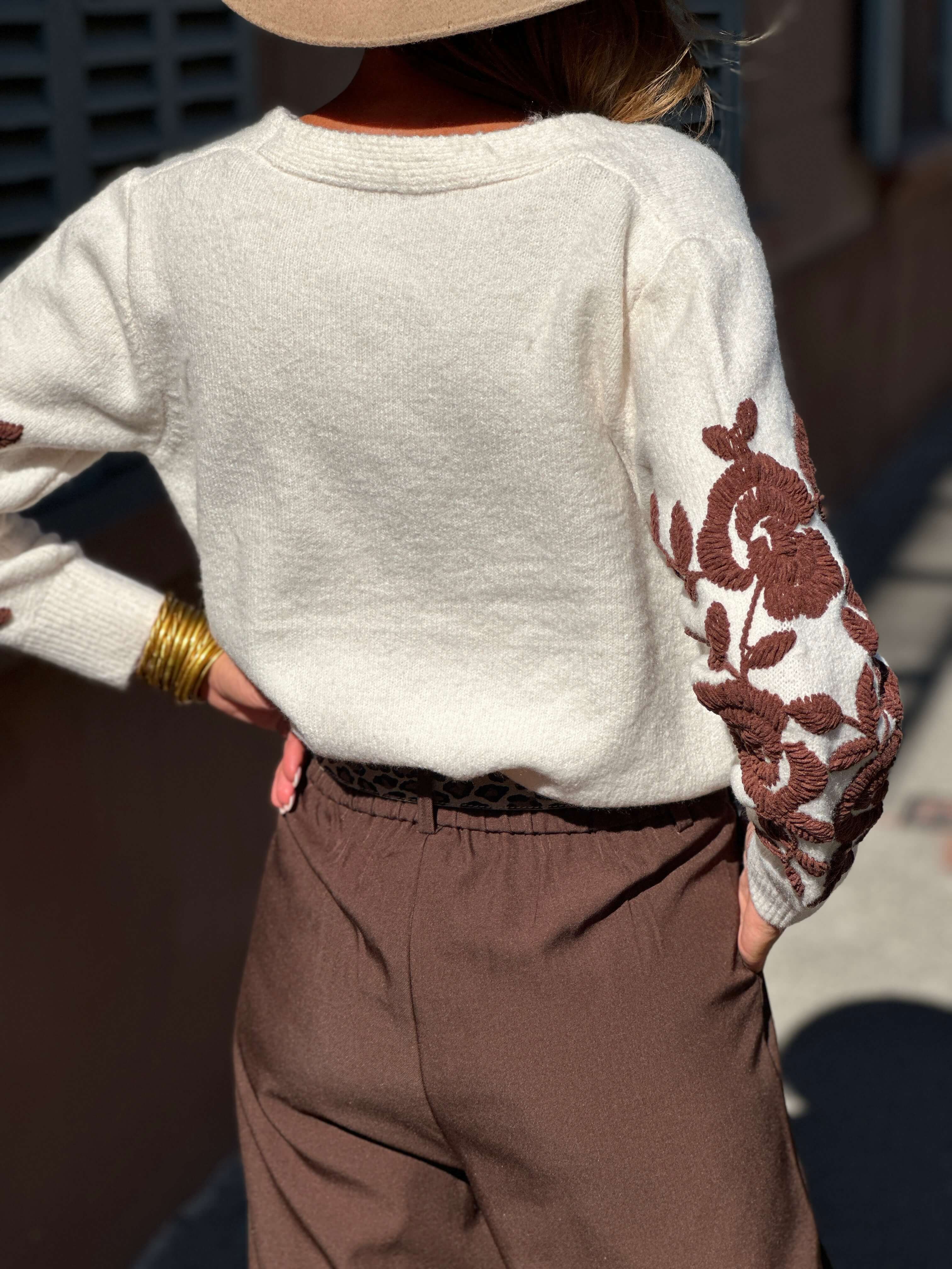 Cardigan Léopoldine - Beige