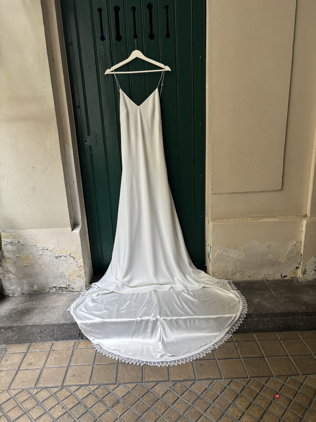 Ensemble De Mariée La Plage Sans Le Haut - Blanc Soie