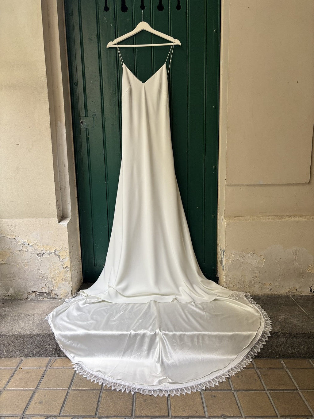 Ensemble De Mariée La Plage Sans Le Haut - Blanc Soie