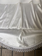 Ensemble De Mariée La Plage Sans Le Haut - Blanc Soie