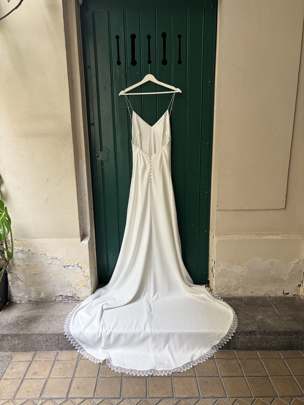 Ensemble De Mariée La Plage Sans Le Haut - Blanc Soie
