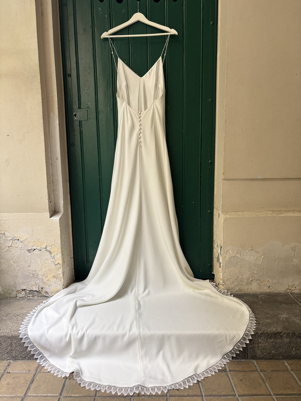 Ensemble De Mariée La Plage Sans Le Haut - Blanc Soie