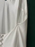 Ensemble De Mariée La Plage Sans Le Haut - Blanc Soie