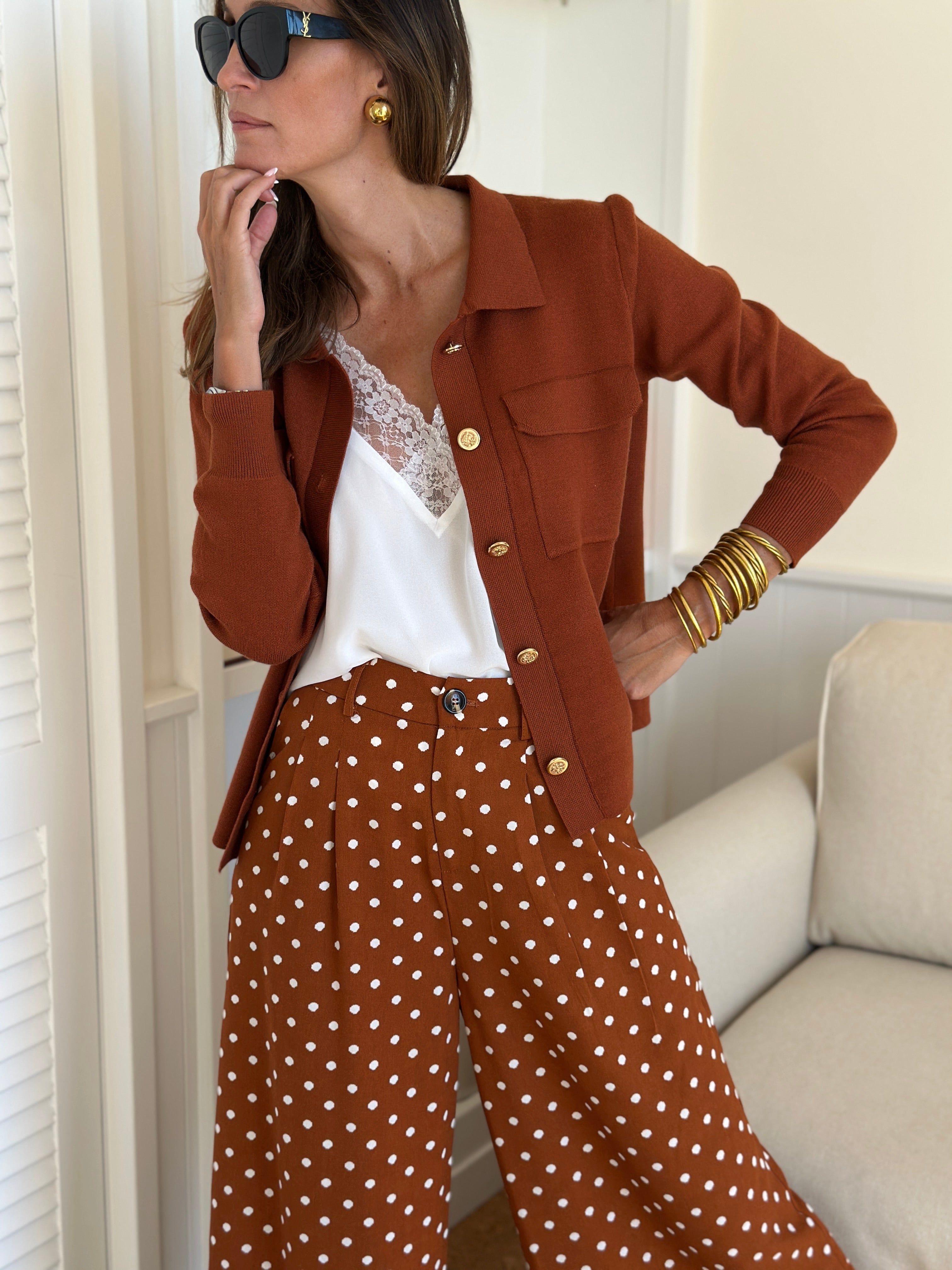 Cardigan Aurore - Camel