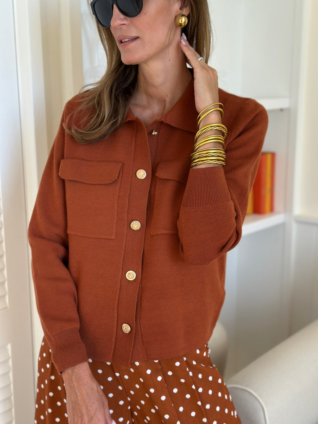 Cardigan Aurore - Camel