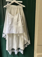 Ensemble De Mariée Duchesse Court - Ivoire