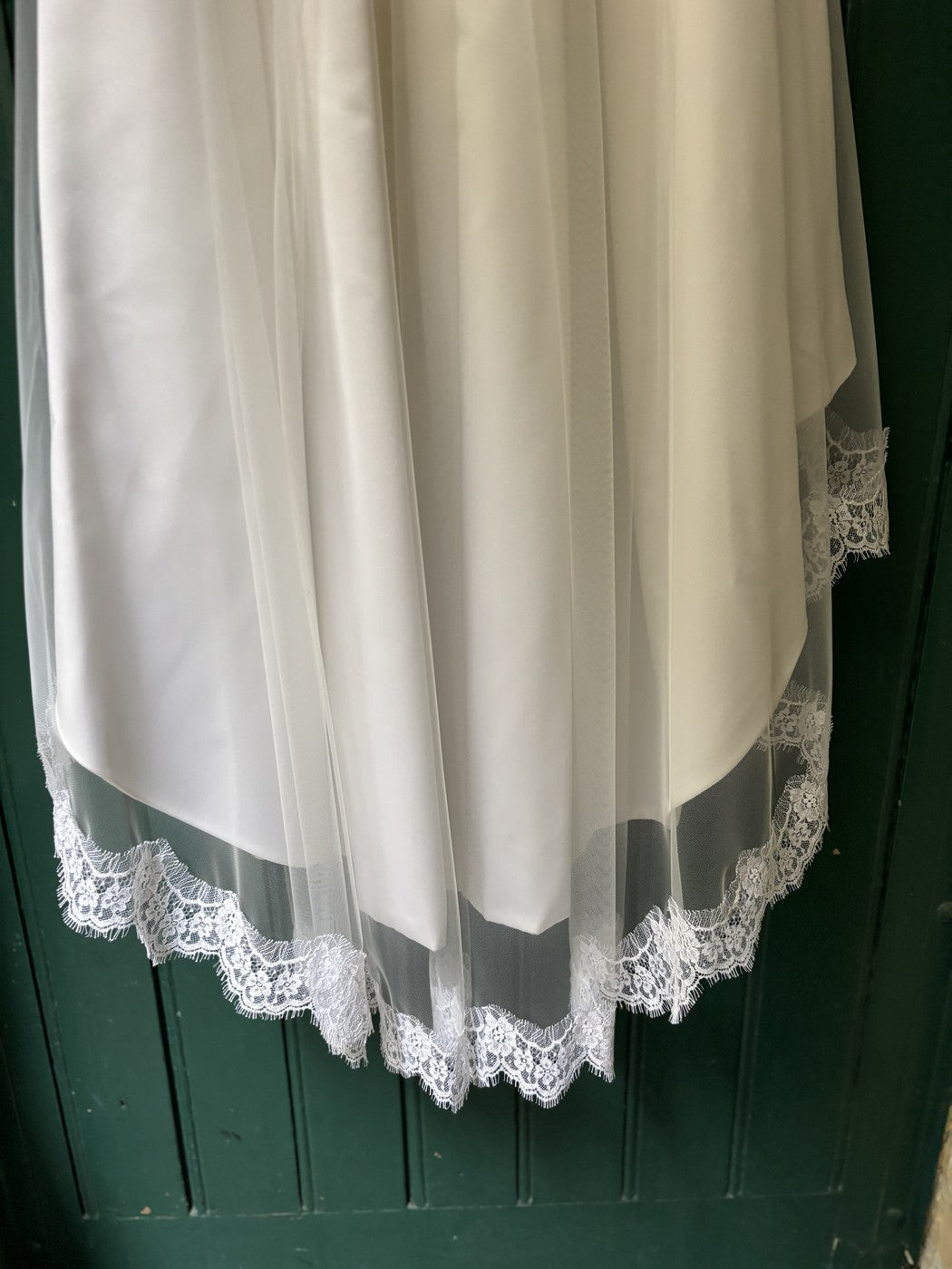 Ensemble De Mariée Duchesse Court - Ivoire