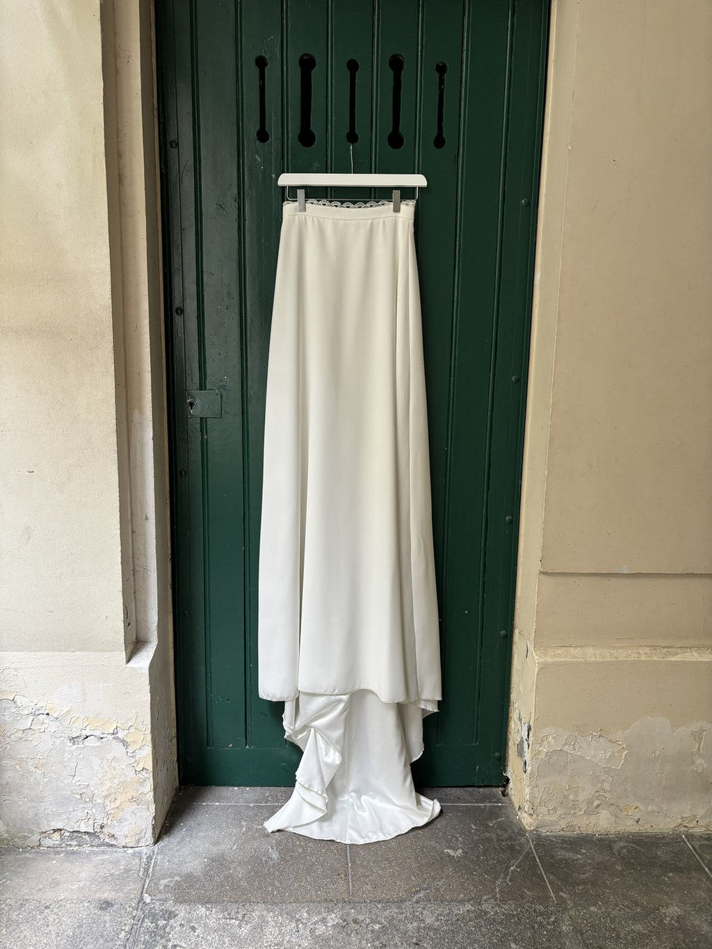 Jupe De Mariée Sultane Avec Dentelle - Blanc
