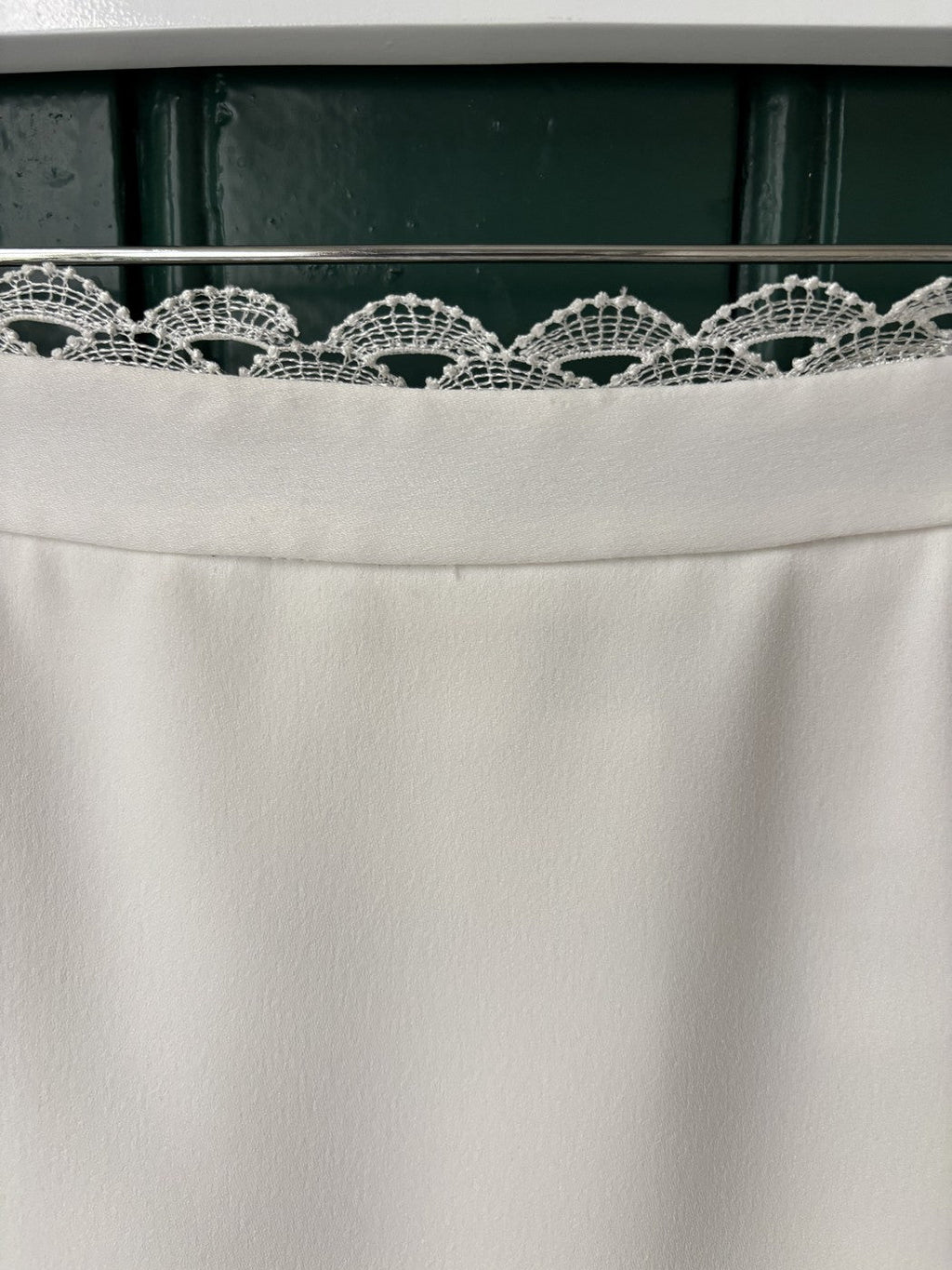 Jupe De Mariée Sultane Avec Dentelle - Blanc