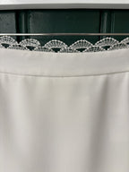 Jupe De Mariée Sultane Avec Dentelle - Blanc