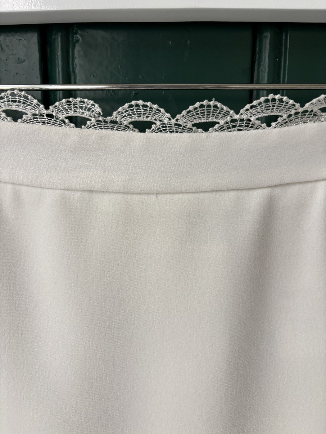 Jupe De Mariée Sultane Avec Dentelle - Blanc