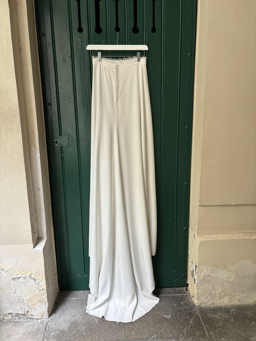 Jupe De Mariée Sultane Avec Dentelle - Blanc
