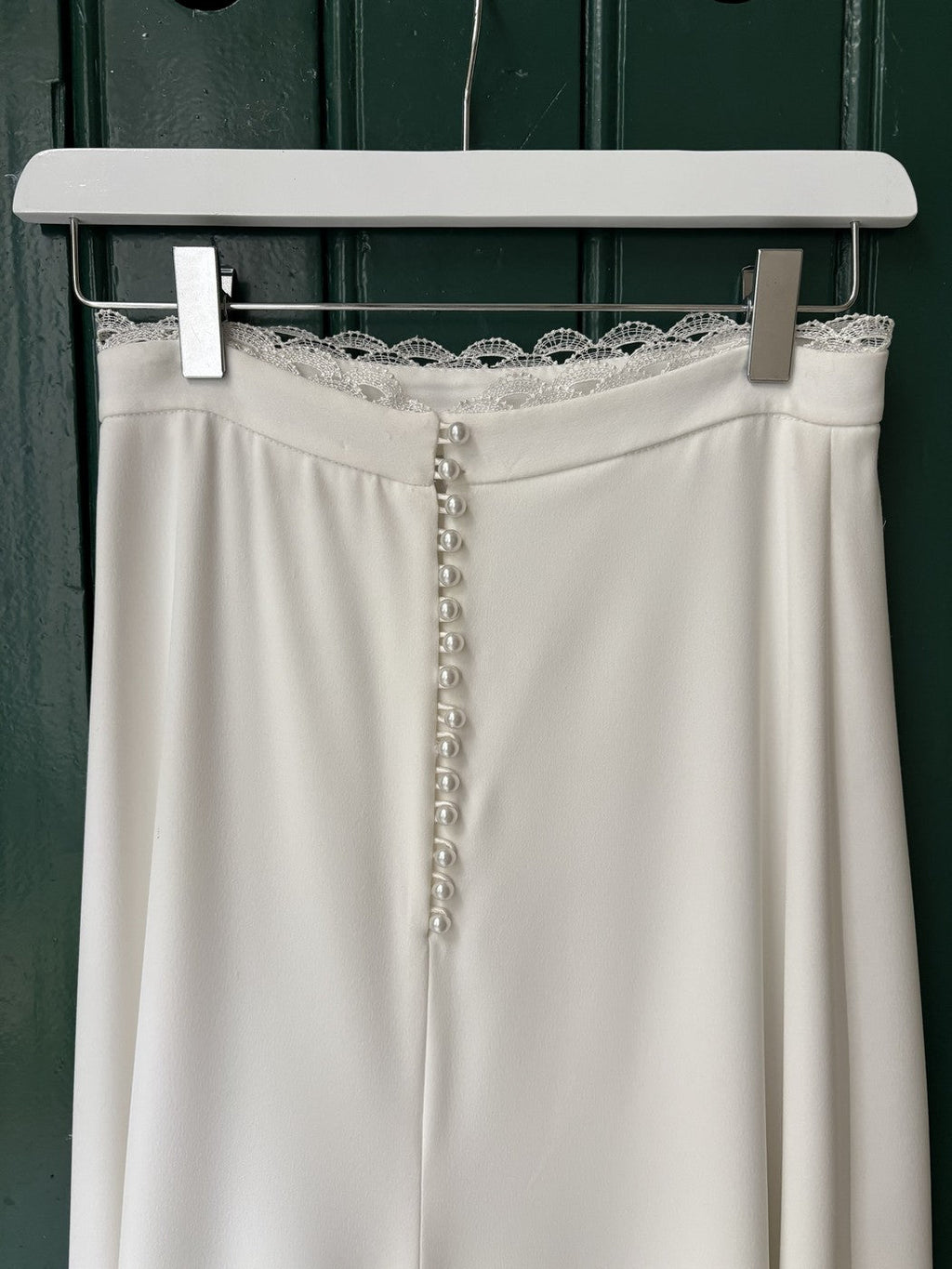 Jupe De Mariée Sultane Avec Dentelle - Blanc