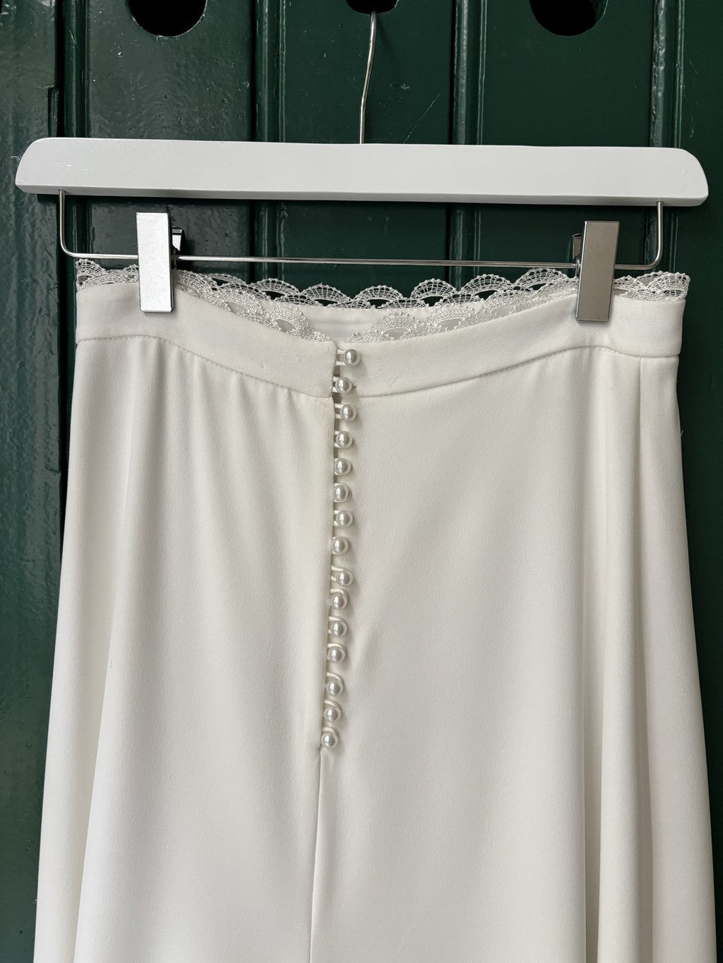 Jupe De Mariée Sultane Avec Dentelle - Blanc