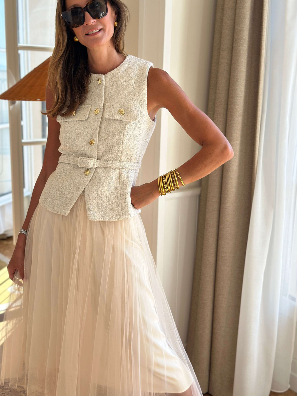 Gilet Kate - Blanc