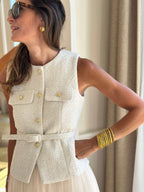 Gilet Kate - Blanc