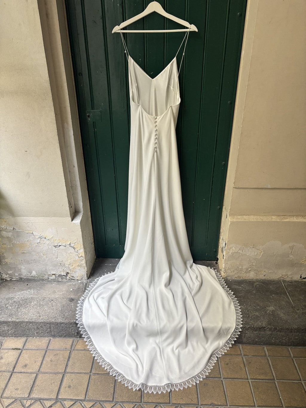 Ensemble De Mariée La Plage Sans Le Haut - Blanc Soie