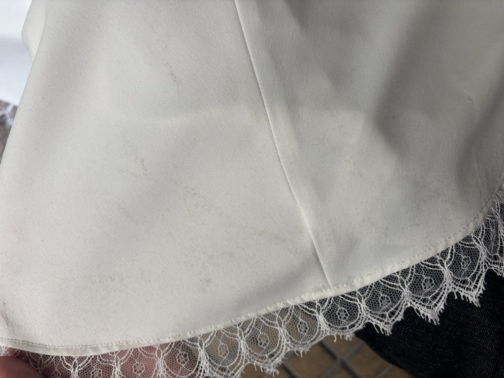 Ensemble De Mariée La Plage Sans Le Haut - Blanc Soie
