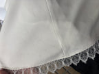 Ensemble De Mariée La Plage Sans Le Haut - Blanc Soie