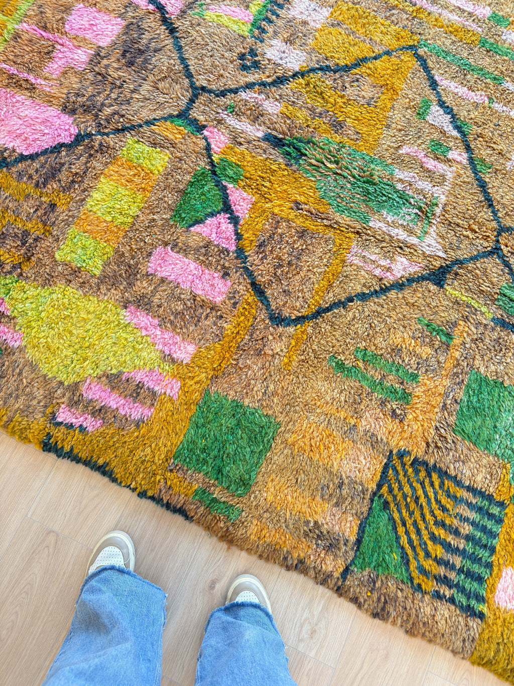 Tapis Berbère Coloré 202 X 321 Cm - N°2097
