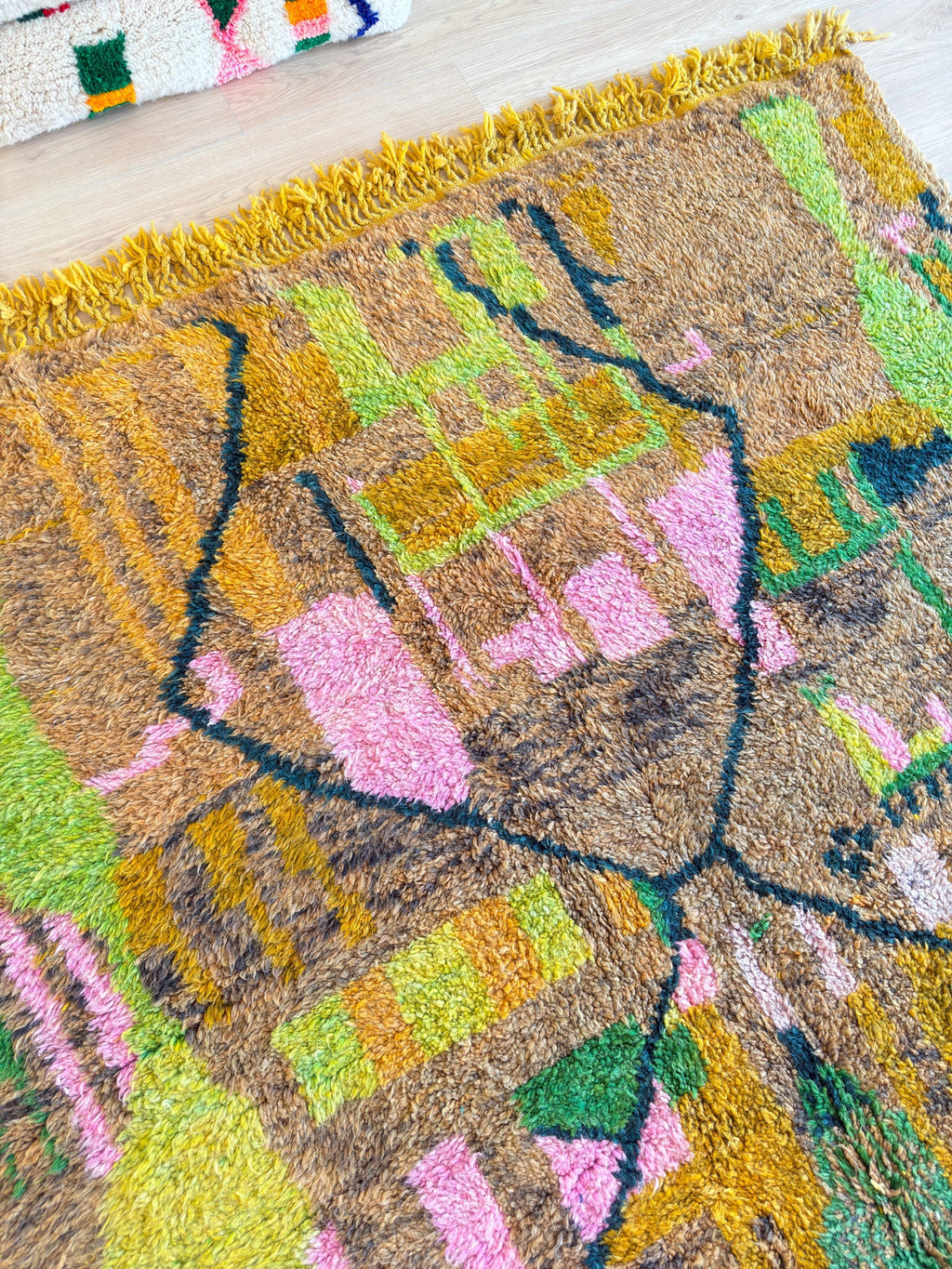 Tapis Berbère Coloré 202 X 321 Cm - N°2097