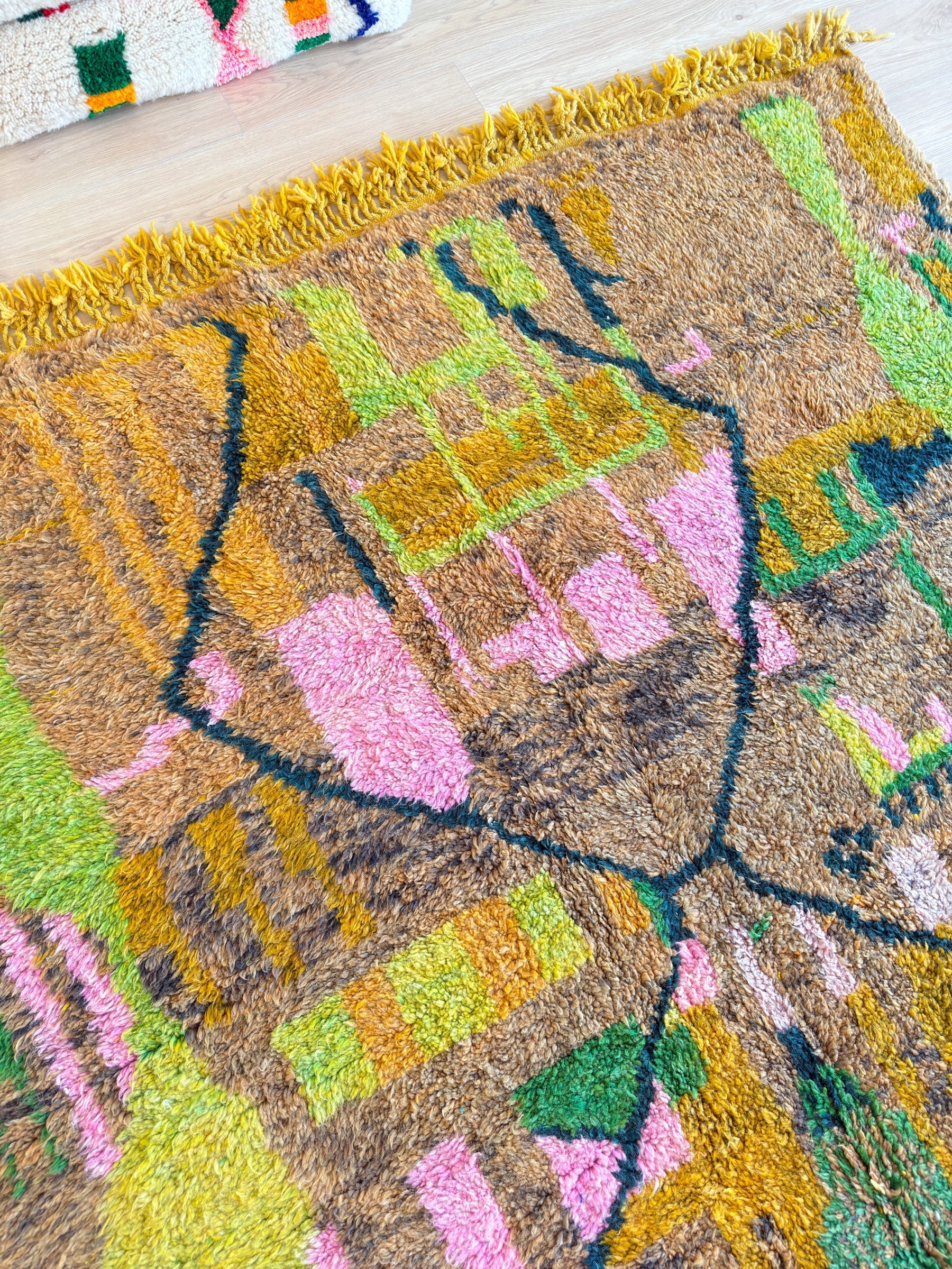 Tapis Berbère Coloré 202 X 321 Cm - N°2097