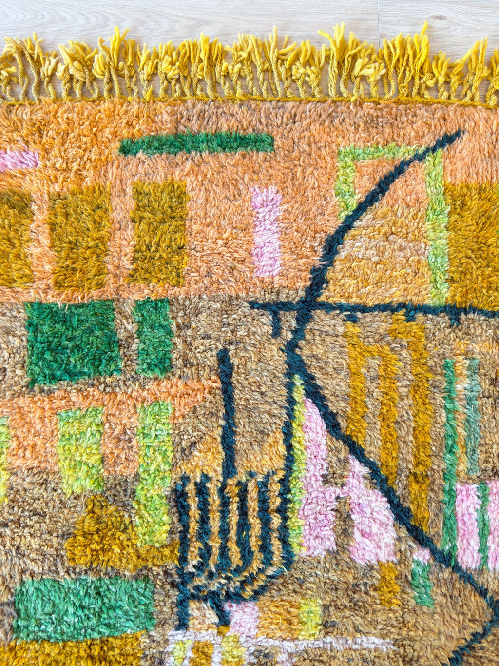 Tapis Berbère Coloré 202 X 321 Cm - N°2097