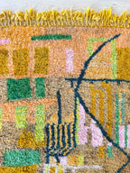 Tapis Berbère Coloré 202 X 321 Cm - N°2097