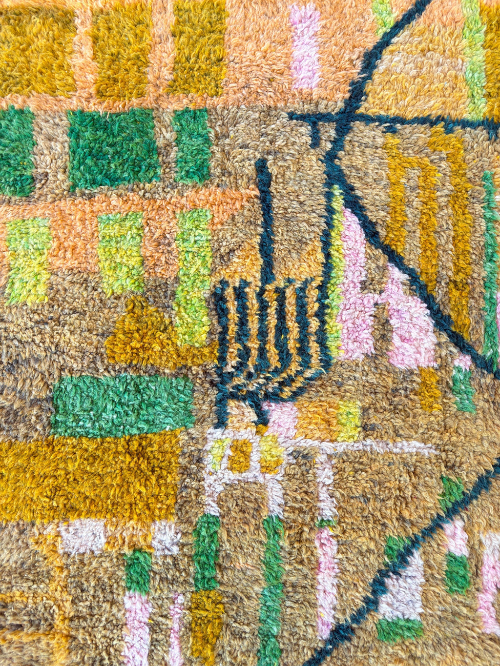Tapis Berbère Coloré 202 X 321 Cm - N°2097