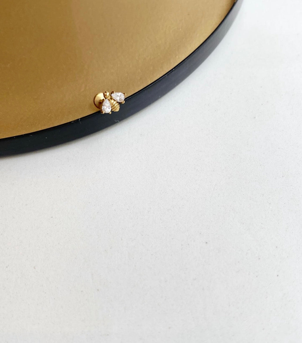 Boucle D'Oreille À L'Unité Honey