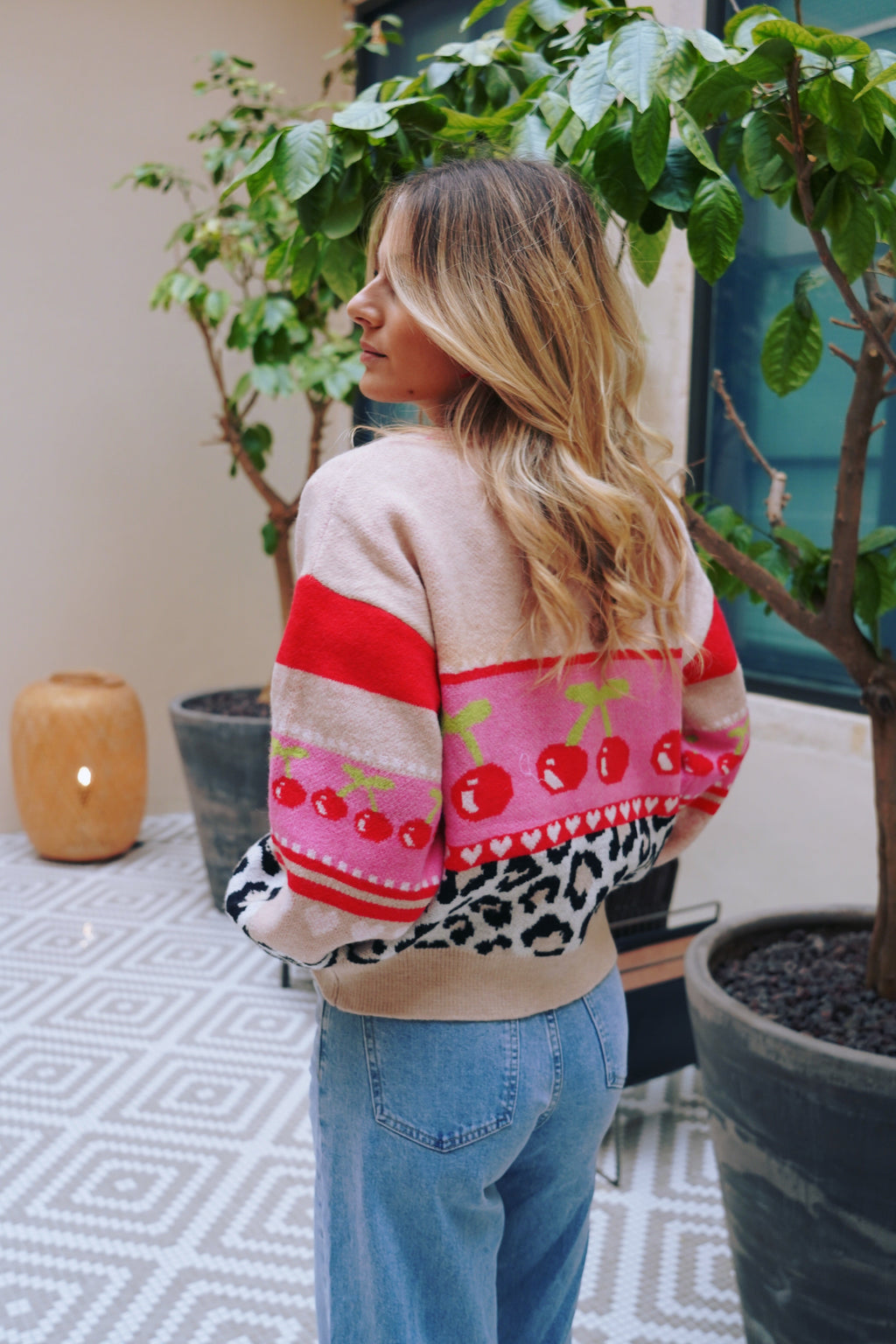 Gilet Cherry On The Cake Beige