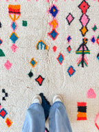 Tapis Berbère Coloré 155 X 269 Cm - N°1956