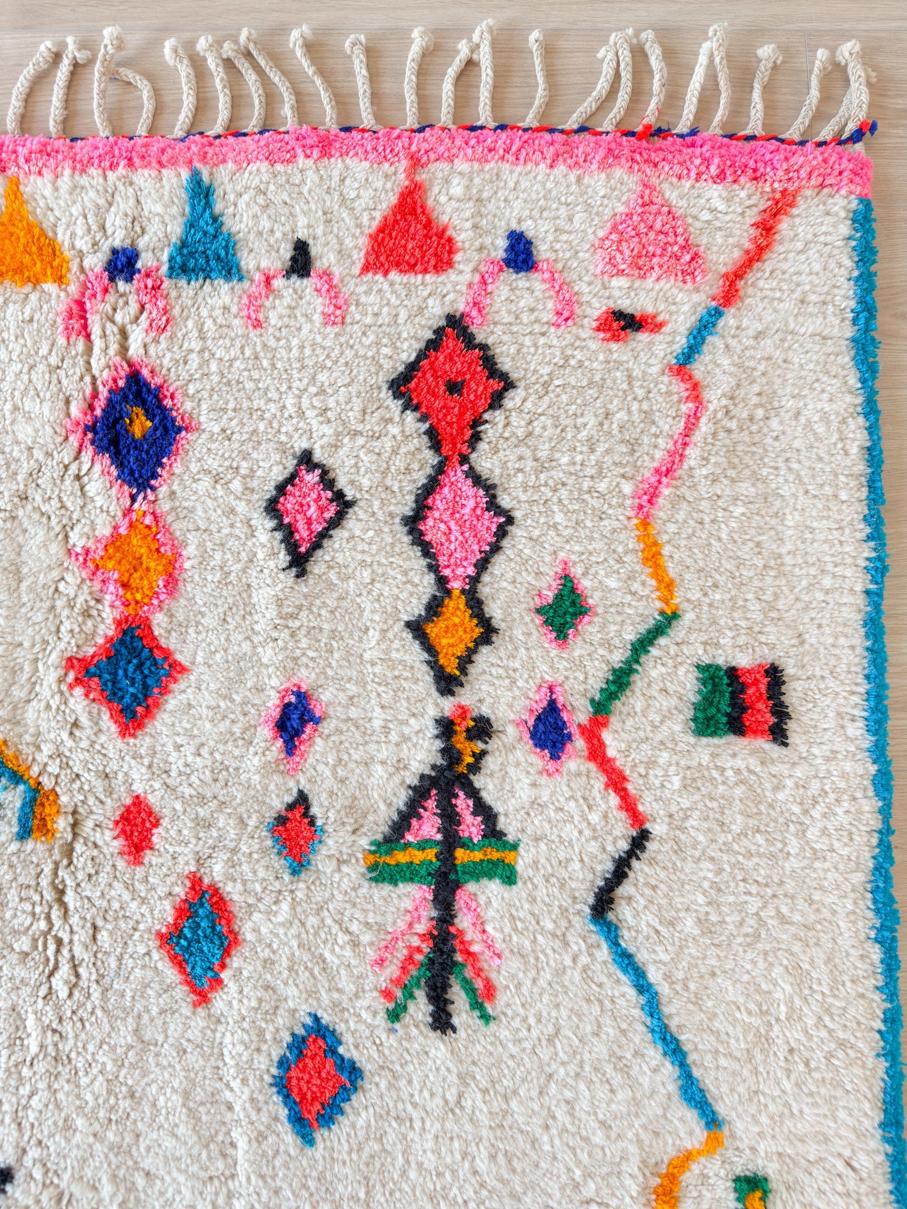 Tapis Berbère Coloré 155 X 269 Cm - N°1956