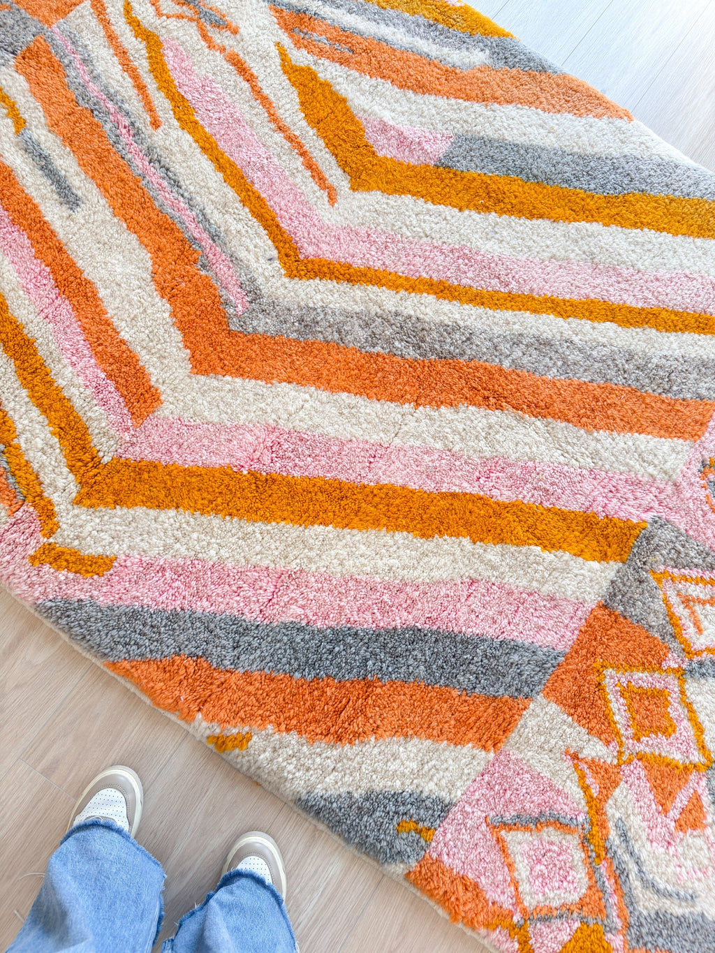 Tapis Berbère Coloré 155 X 286 Cm - N°1909