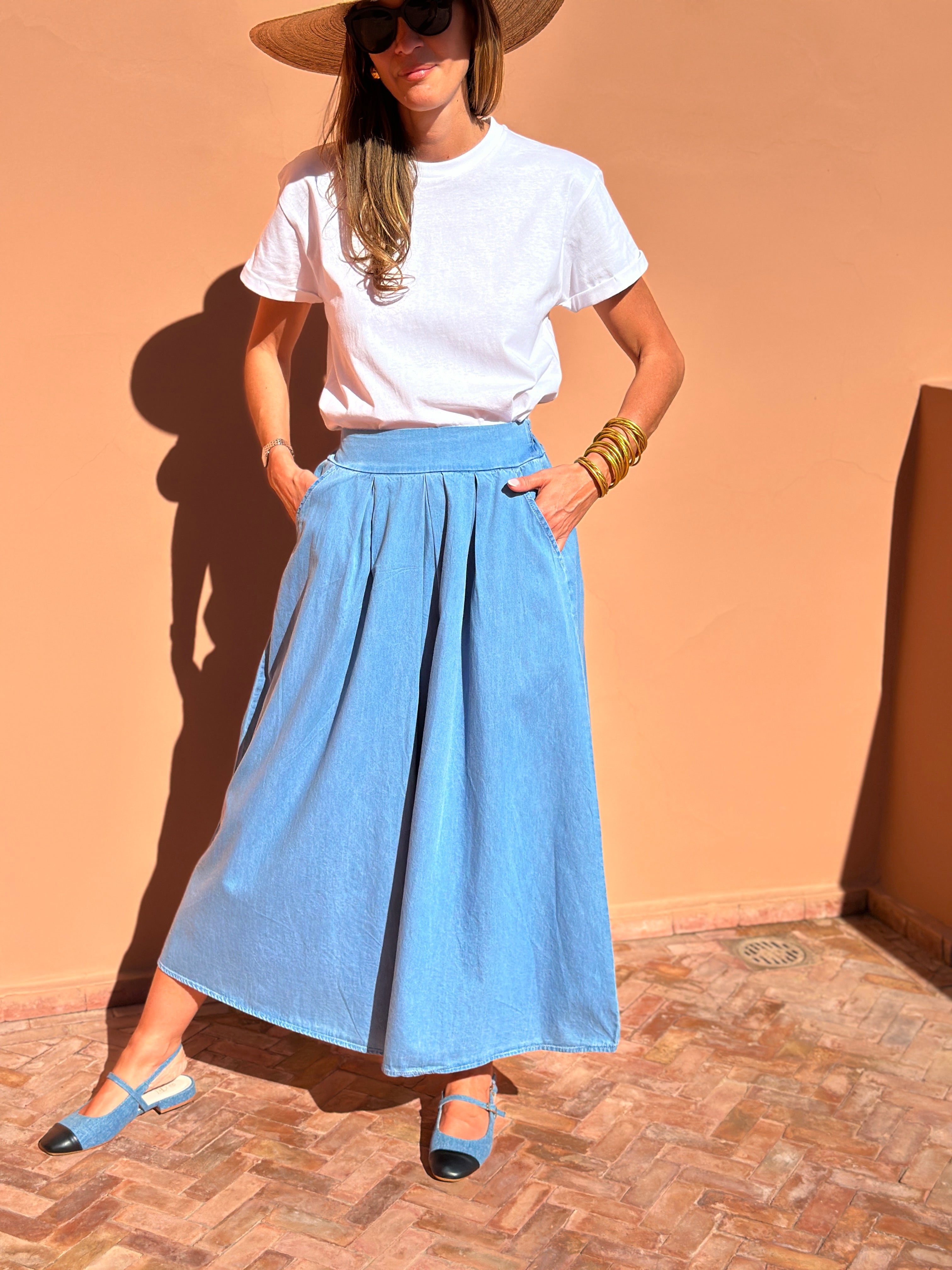 Slingback Maria - Jeans