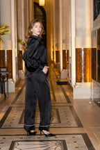 Chemise Magalie - Soie Noir