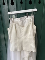 Ensemble De Mariée Duchesse Long - Blanc Soie