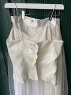 Ensemble De Mariée Duchesse Long - Blanc Soie