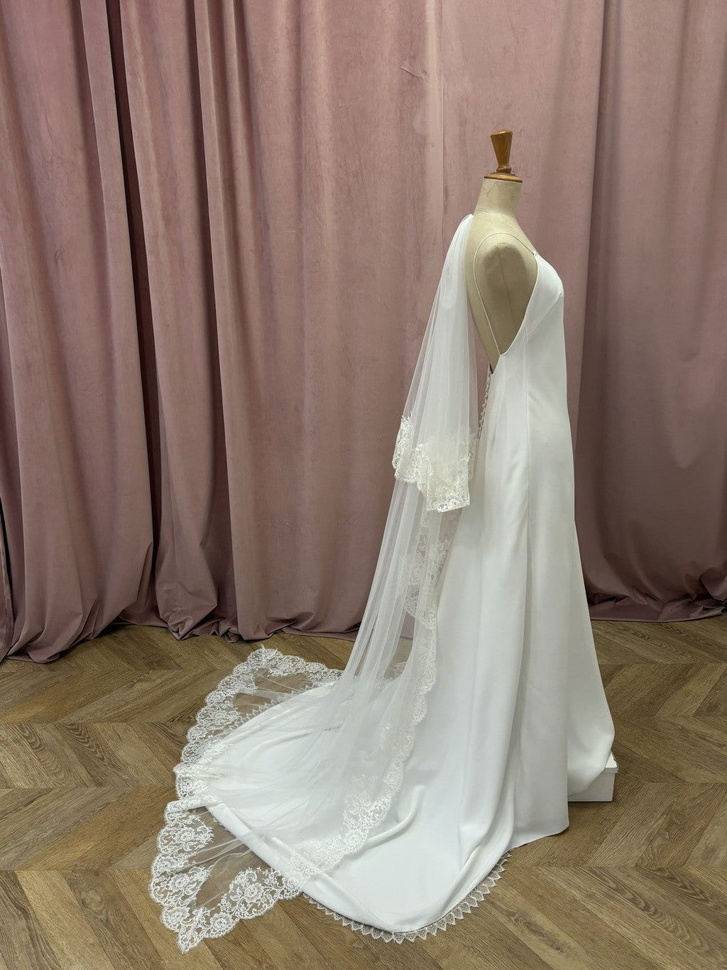 Voile Mantille - Blanc Soie